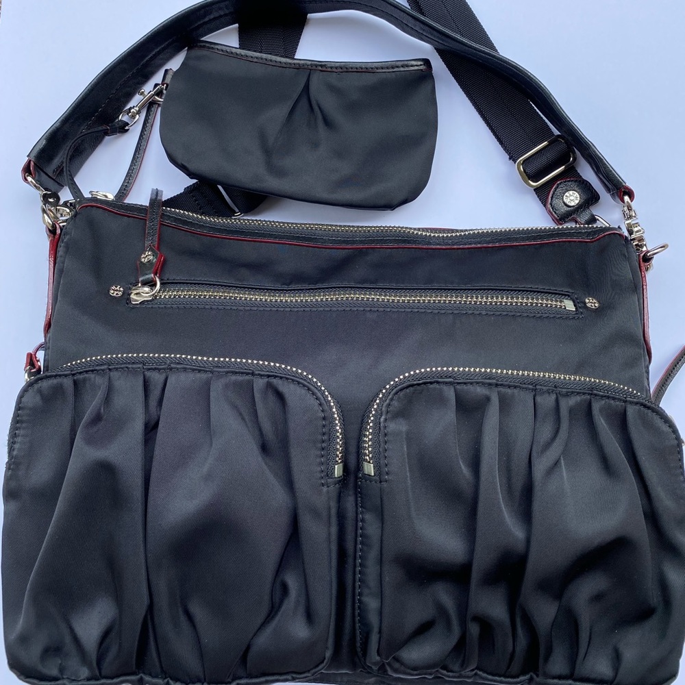 MZ Wallace-Hayley-Black Crossbody/shoulder bag.